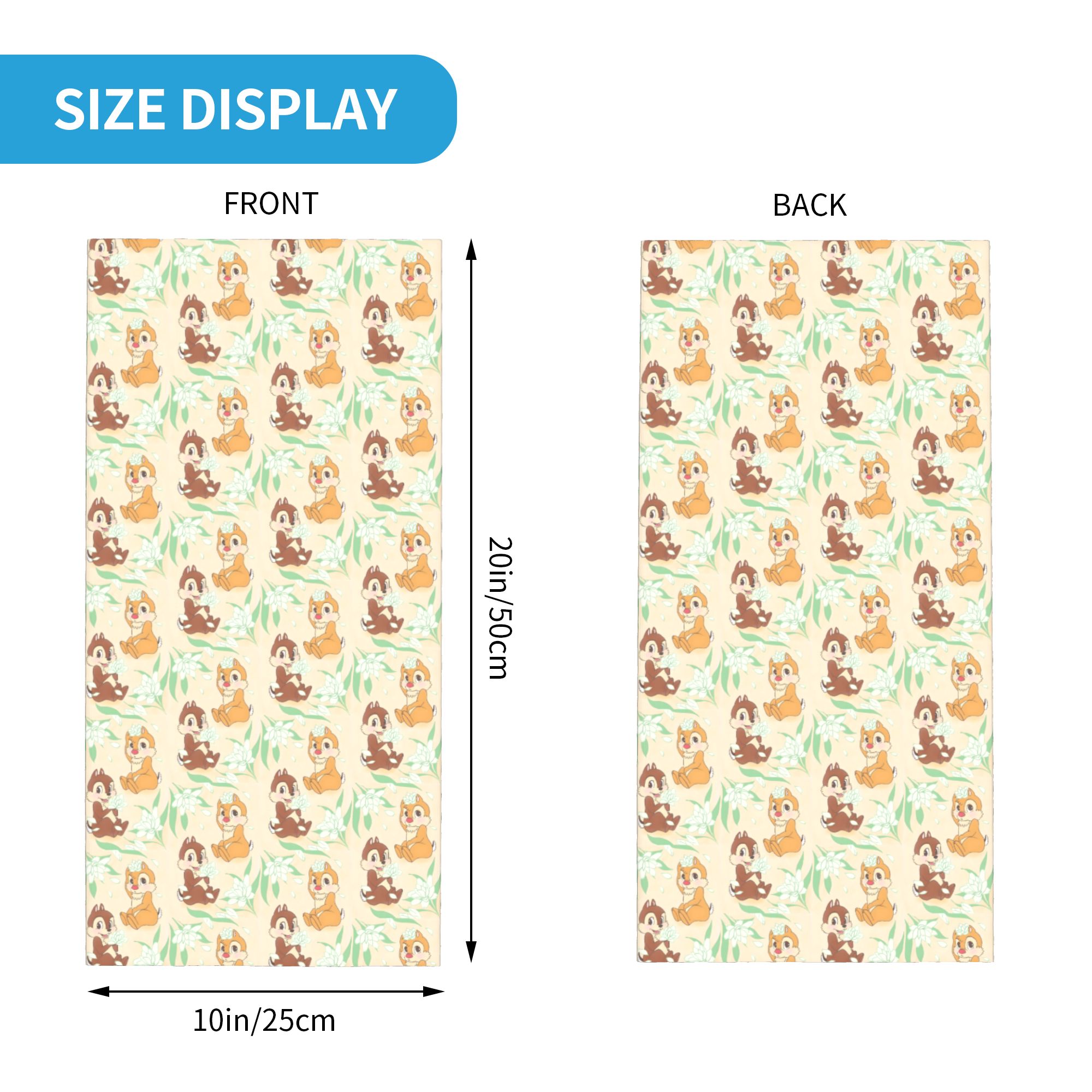 Custom Cute C-Chip And D-Dale  - Neck Gaiter Fleece recension och pris