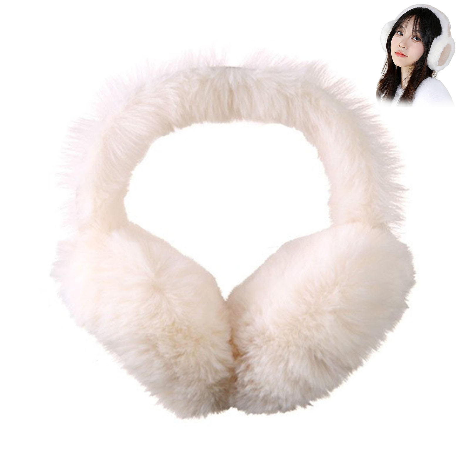 Windproof Earmuffs Plush Warm  - Earmuffs Foldable recension och pris