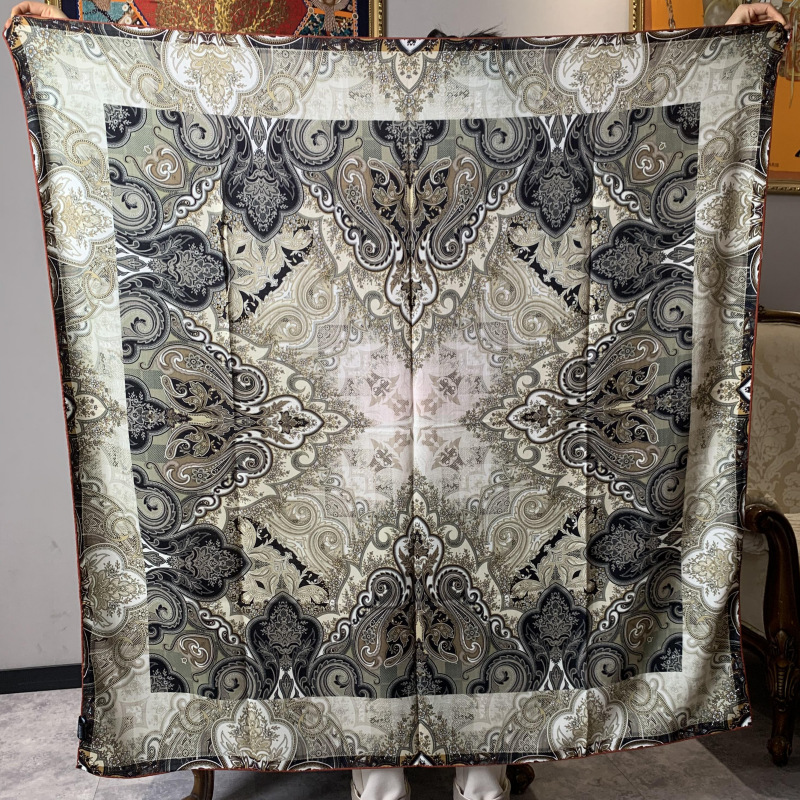 New Luxury 30% Silk 70% Wool S - Shawl Wrap Winter recension och pris