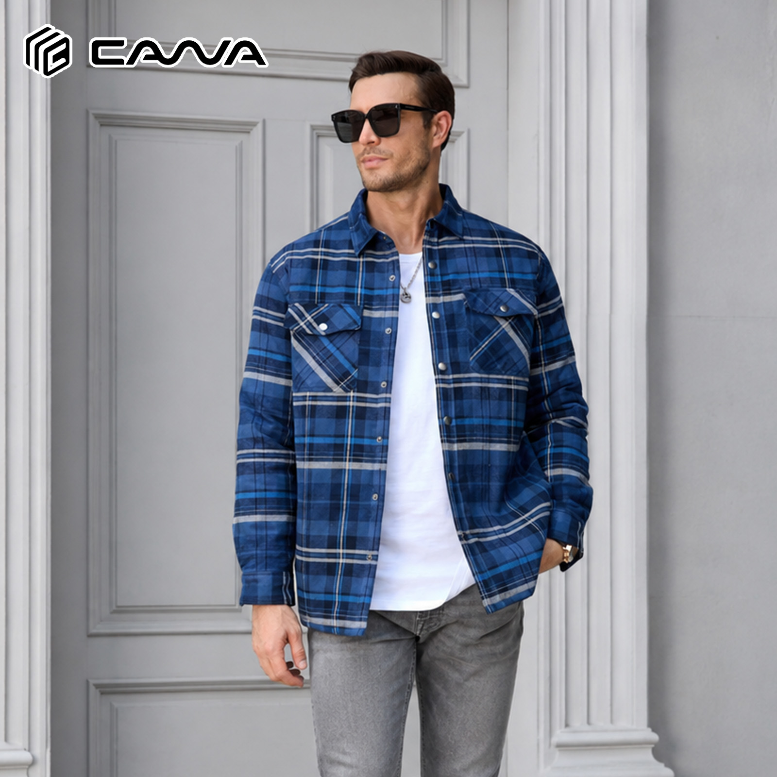 Men's Winter Flannel Shirt Jac - Flannel Shirt Lined recension och pris